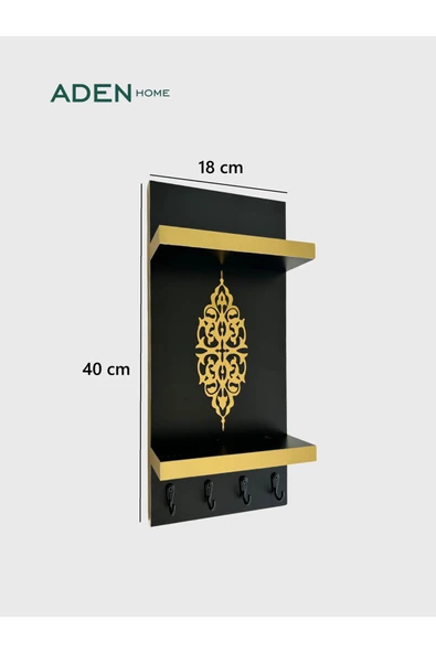 aden home senin evin senin dünyan Anahtar Askısı, Duvar Askılı Anahtarlık, Anahtarlık Duvar Askılığı, Dekoratif anahtarlık askısı - 2