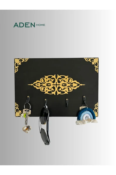 aden home senin evin senin dünyan Anahtar Askısı, Duvar Askılı Anahtarlık, Anahtarlık Duvar Askılığı, Dekoratif anahtarlık askısı - 8