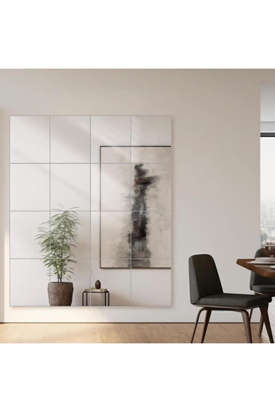 aden home senin evin senin dünyan Duvar Aynası, Kare Duvar Aynası, Boy Aynası, Salon Duvar Aynası, Antre Hol Aynası, Dekoratif Ayna - 6