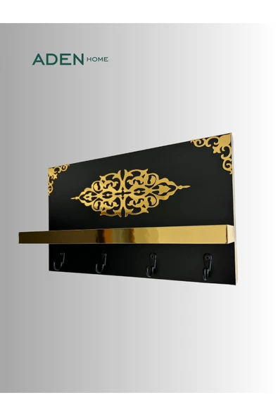 aden home senin evin senin dünyan Anahtar Askısı, Duvar Askılı Anahtarlık, Anahtarlık Duvar Askılığı, Dekoratif anahtarlık askısı - 5