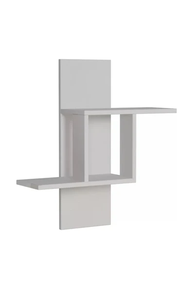aden home senin evin senin dünyan Beyaz MDF Dekoratif Duvar Rafı, Ahşap Duvar Rafı, Kitaplık Raf, Banyo Mutfak Çocuk Odası Rafı - 2