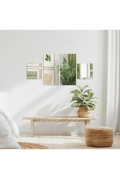 aden home senin evin senin dünyan Duvar Aynası, Kare Duvar Aynası, Boy Aynası, Salon Duvar Aynası, Antre Hol Aynası, Dekoratif Ayna - 6