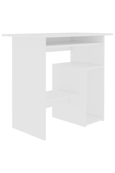 aden home senin evin senin dünyan %100 MDF Çalışma Masası, Bilgisayar Masası, Kitaplıklı Çalışma Masası, Beyaz Ders Çalışma Masası - 3