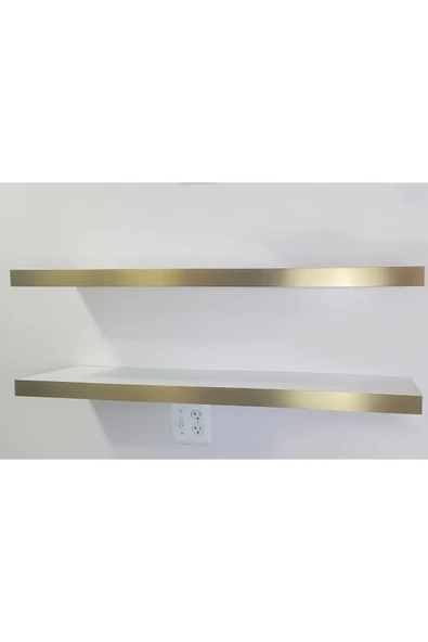 aden home senin evin senin dünyan Beyaz MDF Uçan Duvar Rafı, Dekoratif Duvar Rafı, Banyo Mutfak Çocuk Odası Rafı, Ahşap Duvar Rafı - 2