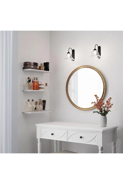 aden home senin evin senin dünyan Beyaz MDF Uçan Duvar Rafı, Dekoratif Duvar Rafı, Banyo Mutfak Çocuk Odası Rafı, Ahşap Duvar Rafı - 2