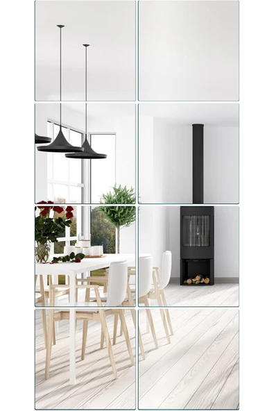 aden home senin evin senin dünyan Duvar Aynası, Kare Duvar Aynası, Boy Aynası, Salon Duvar Aynası, Antre Hol Aynası, Dekoratif Ayna - 5