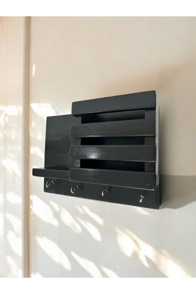 aden home senin evin senin dünyan Anahtar Askısı, Duvar Askılı Anahtarlık, Ahşap Anahtarlık Askılığı, Dekoratif anahtarlık askısı - 4
