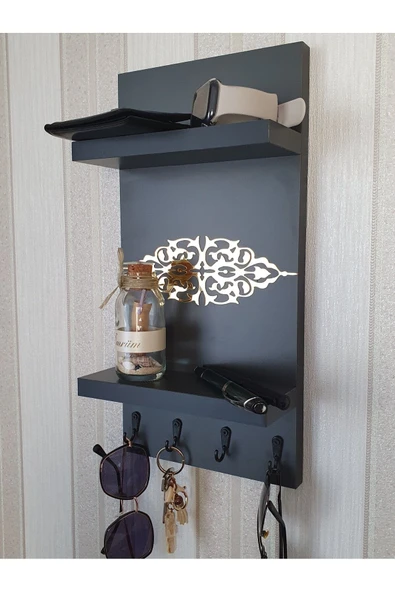 aden home senin evin senin dünyan Anahtar Askısı, Duvar Askılı Anahtarlık, Ahşap Anahtarlık Askılığı, Dekoratif Kapı süsü anahtarlık - 6