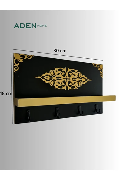 aden home senin evin senin dünyan Anahtar Askısı, Duvar Askılı Anahtarlık, Anahtarlık Duvar Askılığı, Dekoratif anahtarlık askısı - 2