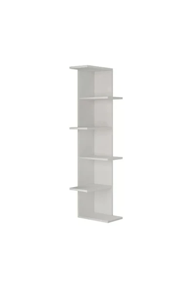 aden home senin evin senin dünyan Dekoratif Kitaplık Raf, Köşe Kitaplık, Çok Amaçlı Raf, %100 MDF, Mutfak Banyo Rafı - 3