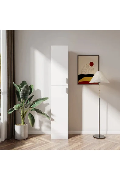 aden home senin evin senin dünyan MDF Mutfak Dolabı, Mutfak Kiler Erzak Dolabı, Beyaz Çok Amaçlı Mutfak Dolabı, Banyo Lavabo Dolabı - 7