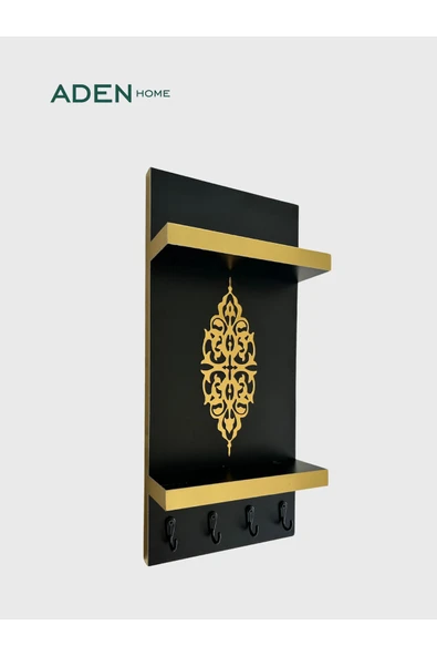 aden home senin evin senin dünyan Anahtar Askısı, Duvar Askılı Anahtarlık, Anahtarlık Duvar Askılığı, Dekoratif anahtarlık askısı - 5