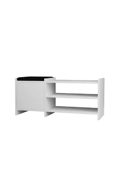 aden home senin evin senin dünyan Beyaz Ayakkabılık Dolabı, 100 MDF Ayakkabılık, Ayakkabı Standı, Kapı Önü Ayakkabılık - 3