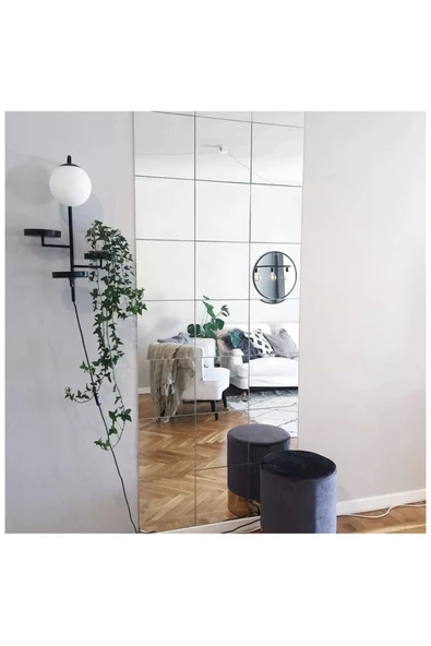 aden home senin evin senin dünyan Duvar Aynası, Kare Duvar Aynası, Boy Aynası, Salon Duvar Aynası, Antre Hol Aynası, Dekoratif Ayna - 7