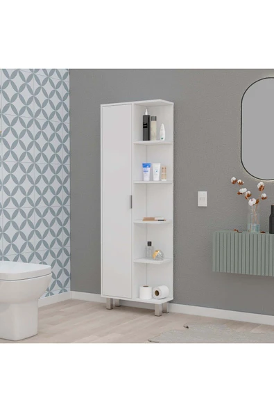 aden home senin evin senin dünyan Dekoratif MDF Banyo Dolabı, Banyo Rafı, Banyo Düzenleyici, Çok Amaçlı Mutfak Banyo Lavabo Dolabı