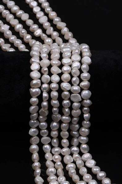 İnci Doğal Taş Dizi 5 x 8 mm Özel Kesim