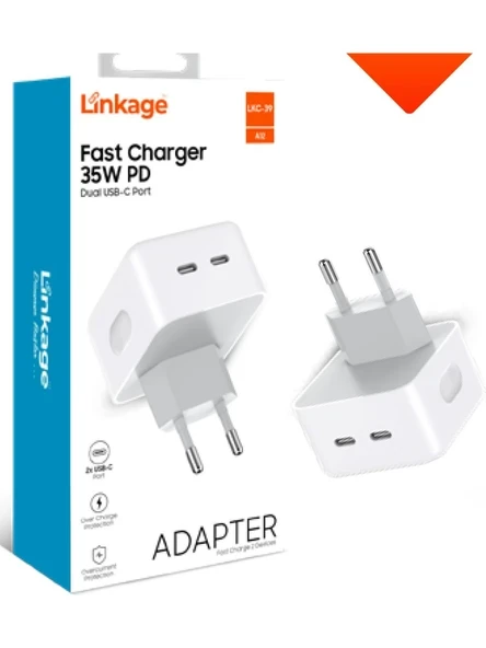 Linkage PD35W Çift Portlu Şarj Başlığı LKC-39 ürün görseli 1