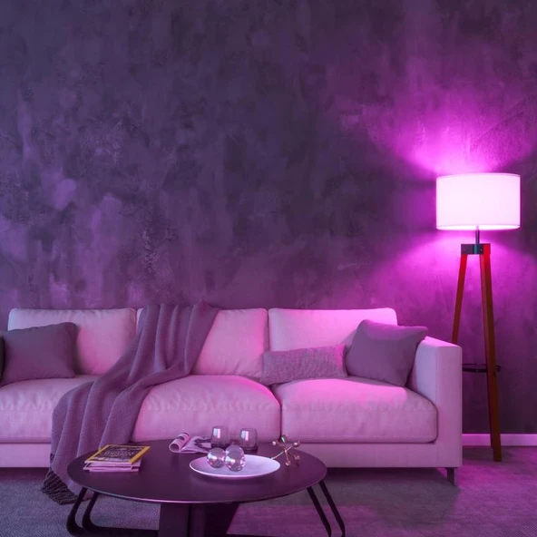 S-link SL-RGB9 Smart Akıllı RGB Lamba, Ampul 9W 50Hz 800lm Wifi TUYA Destekli - 4