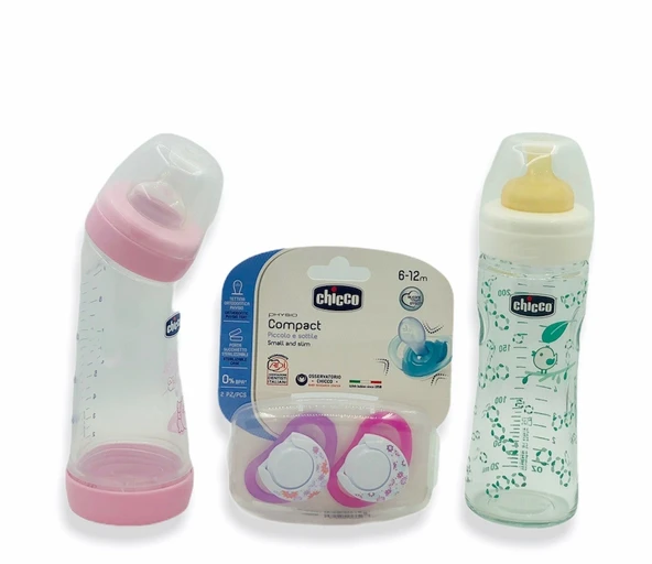 Chicco Bebeğinizin İlk Seti 3'lü Fırsat Paketi - Pembe ürün görseli