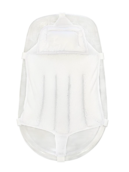 Sema Baby Köpüklü Kafa Destekli Bebek Banyo Filesi - Beyaz - Resim 2