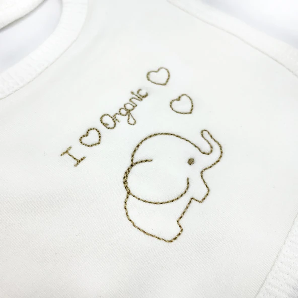 Sema Baby Organic  5 Parça Hastane Çıkışı Zıbın Seti - Resim 2