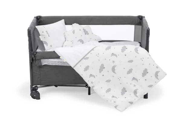 Sema Baby 6 Parça Lüks Park Yatak Bebek Uyku Seti - Moon ürün görseli