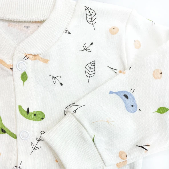 Sema Baby Happy Birds Bebek Pijama Takımı 6-9 Ay - Resim 3