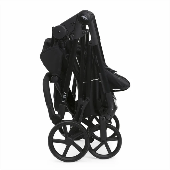 Chicco Seety Çift Yönlü Bebek Arabası - Etna Black - Resim 6