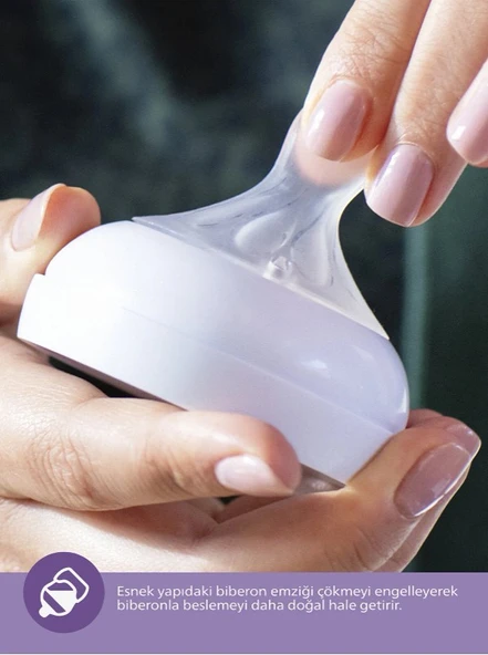 Philips Avent Natural Response PP Biberon 0 Ay+125ml SCY900/01 - Resim 3