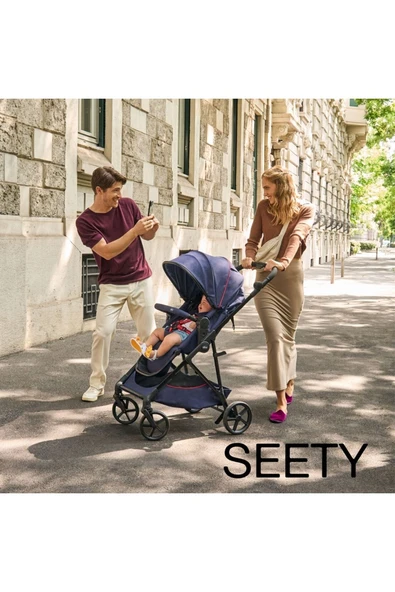 Chicco Seety Çift Yönlü Bebek Arabası - Florence Beige - Resim 2