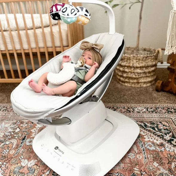 4Moms Mamaroo 5.0 Elektrikli Ana Kucağı - Grey - Resim 9