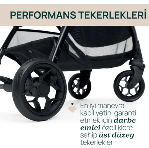 Chicco Glee Bebek Arabası - Uneven Siyah - Resim 6