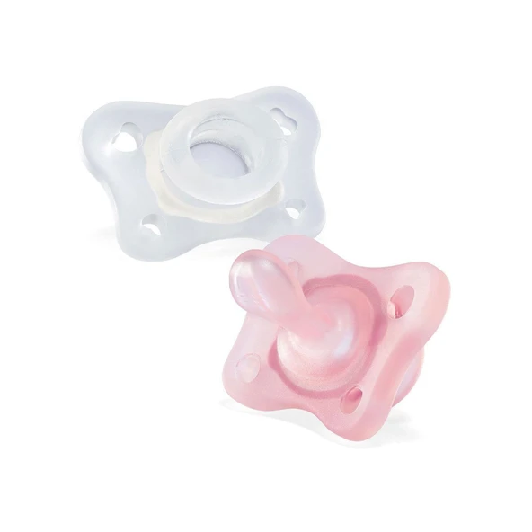 Chicco PhysioForma Mini Soft 2'li Emzik 0-2 Ay Kız - Resim 2