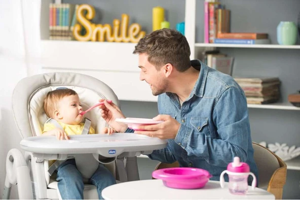 Chicco 4 Parça Beslenme Seti +6 Ay - Kız - Resim 2