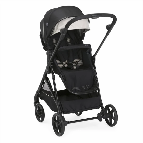 Chicco Seety Çift Yönlü Bebek Arabası - Etna Black - Resim 3