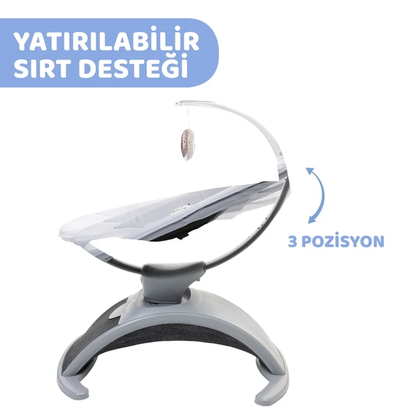 Chicco Comfy Elektrikli Ana Kucağı Silver Spring - Resim 3