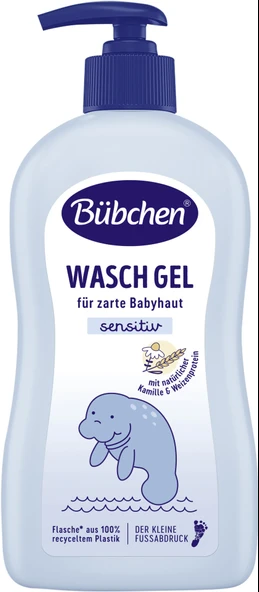 Bübchen Yenidoğan Sensitive Bebek Yıkama Jeli 400 ml ürün görseli