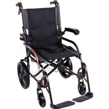 GK863LABJ-12 Jet Black Transfer Alüminyum Tekerlekli Sandalye