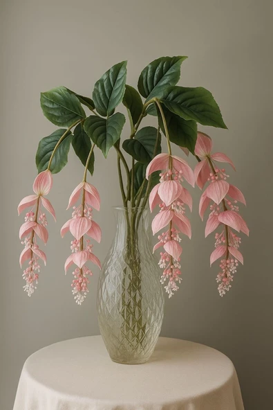 1 ADET MEDİNE GÜLÜ ÇİÇEĞİ 110 CM EV DEKOR SAKSI SARKAN VAZO ÇİÇEĞİ ürün görseli