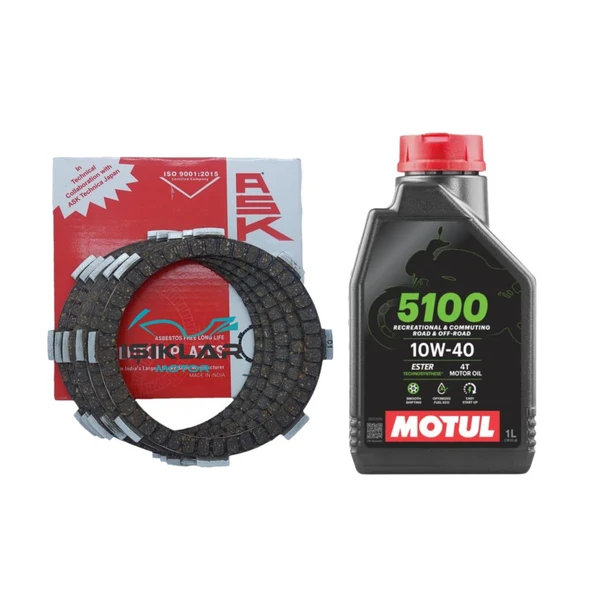 Mondial MR 125 150 Debriyaj Balata Bakım Seti Motul 5100 IM014