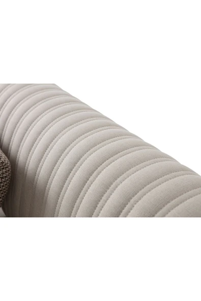 EDSY HOME Galata 3 3 Koltuk Takımı Krem - 6