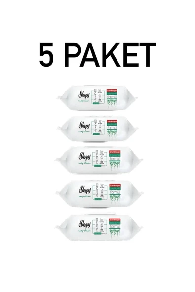 Sleepy Yüzey Temizlik Mendili Havlusu 100' Lü 5 PAKET 500 YAPRAK ürün görseli
