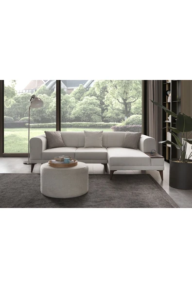 EDSY HOME Drog Köşe Koltuk Takımı Bej - 3