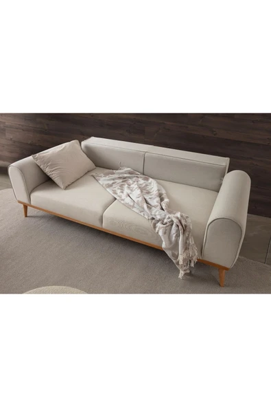 EDSY HOME Rebul 3+3+1 Koltuk Takımı Bej Renk - 5