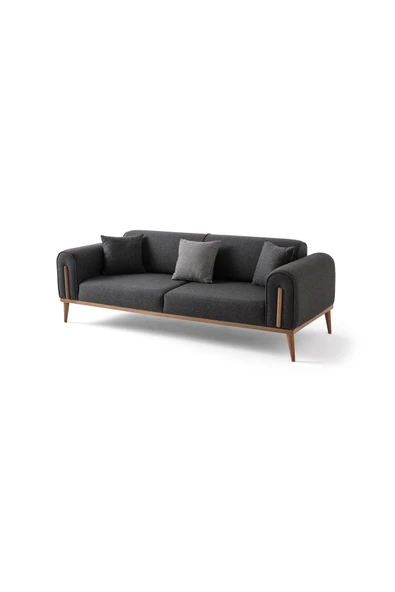 EDSY HOME Riva 3'lü Koltuk Antrasit - 5