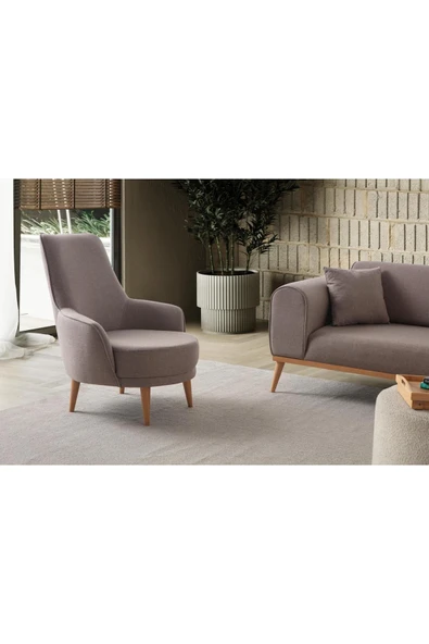 EDSY HOME Rebull 3+3+1 Koltuk Takımı Kahverengi - 8