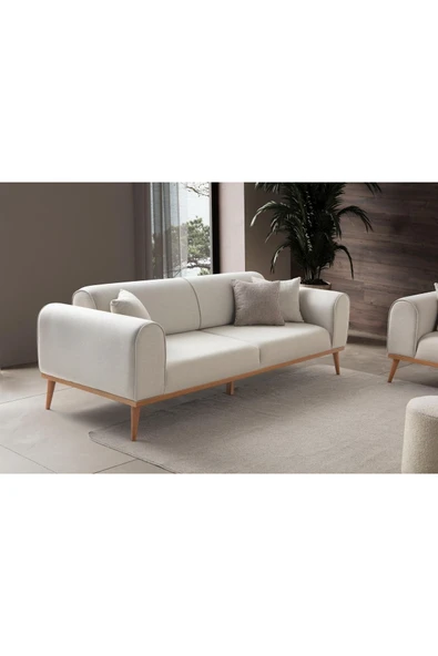 EDSY HOME Rebul 3+3+1 Koltuk Takımı Bej Renk - 4