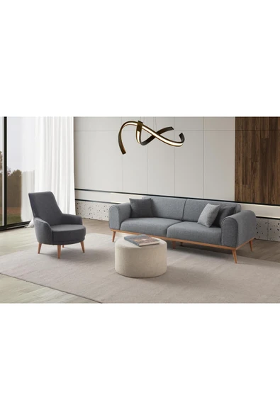 EDSY HOME Rebull 3+3+1+1 Koltuk Takımı Gri Renk - 6