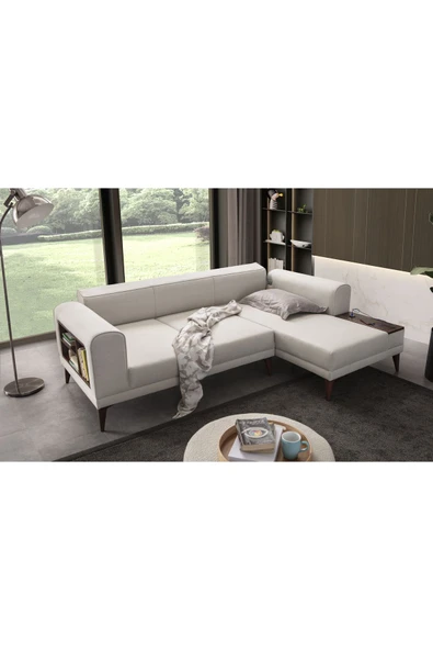 EDSY HOME Drog Köşe Koltuk Takımı Bej - 4