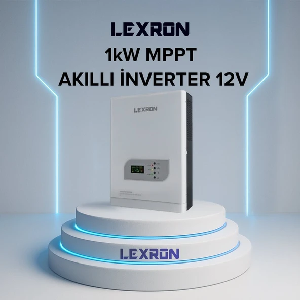 Lexron 1KW MPPT 12V AKILLI İNVERTER ürün görseli 1
